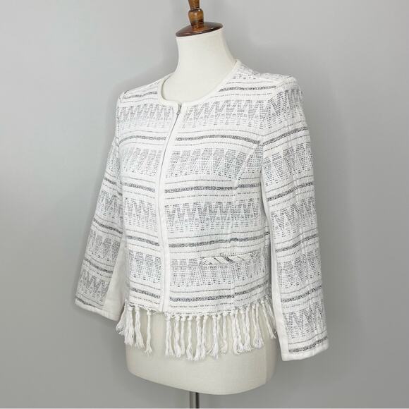 McGinn 'Skye' Tweed Jacket Women's Size 6 - Picture 6 of 11